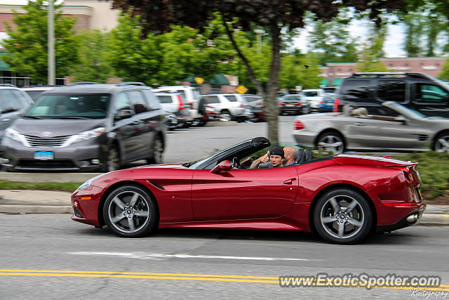 Ferrari California spotted in Mount Kisco, New York