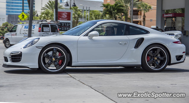 Porsche 911 Turbo spotted in Clearwater Beach, Florida