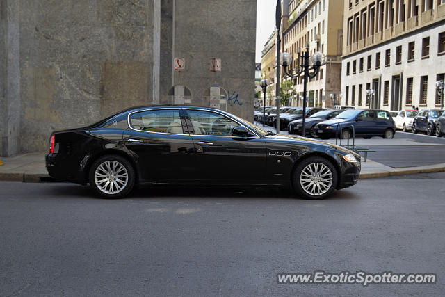 Maserati Quattroporte spotted in Turin, Italy