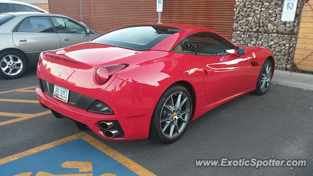 Ferrari California spotted in Phoenix, Arizona