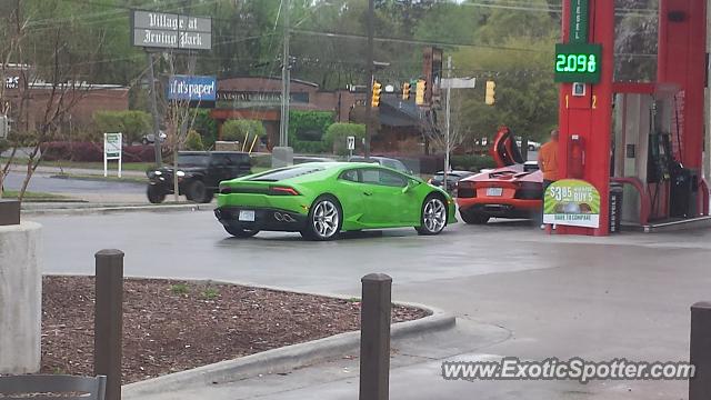 Lamborghini Aventador spotted in Greenboro, North Carolina