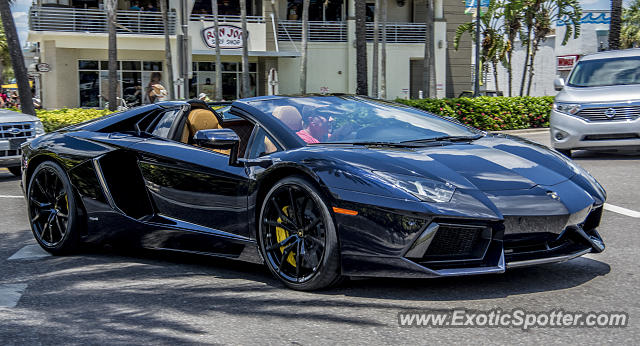 Lamborghini Aventador spotted in Clearwater Beach, Florida