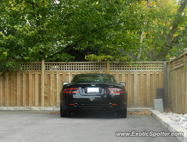 Aston Martin DB9 spotted in Oakville, Canada