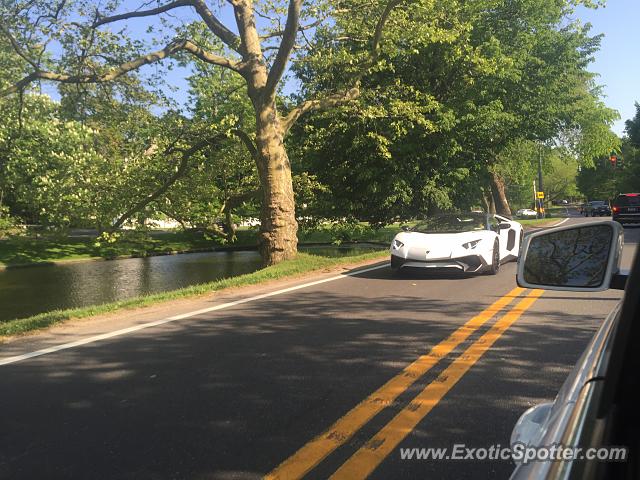 Lamborghini Aventador spotted in East Hampton, New York
