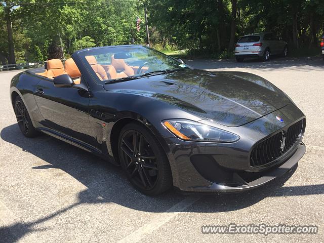 Maserati GranCabrio spotted in Shelter Island, New York