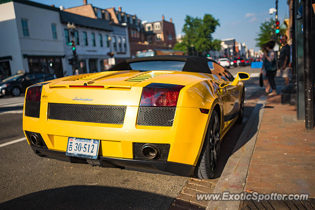 Lamborghini Gallardo spotted in Arlington, Virginia
