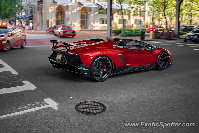Lamborghini Aventador spotted in Arlington, Virginia