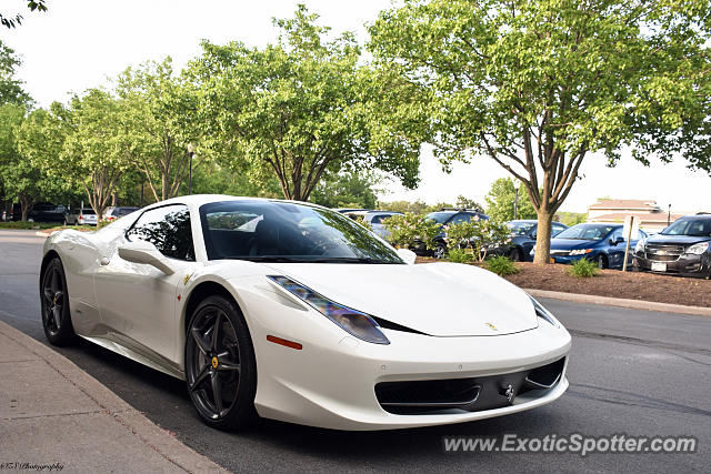 Ferrari 458 Italia spotted in Canandaigua, New York