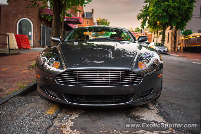 Aston Martin DB9 spotted in Arlington, Virginia