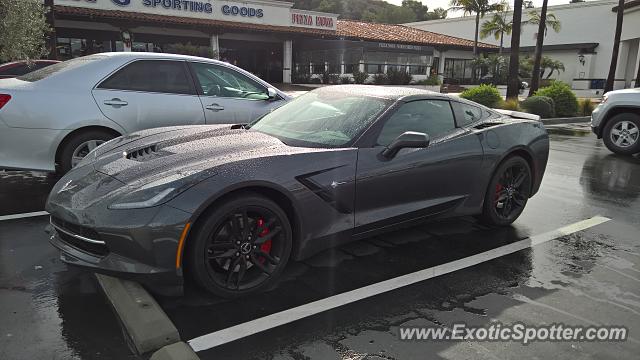 Chevrolet Corvette Z06 spotted in Solana Beach, California