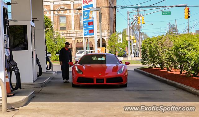 Ferrari 488 GTB spotted in Manasquan, New Jersey