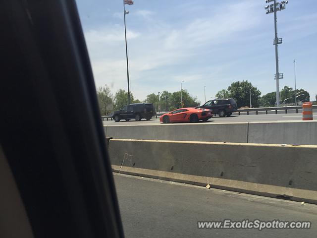 Lamborghini Aventador spotted in Staten Island, New York