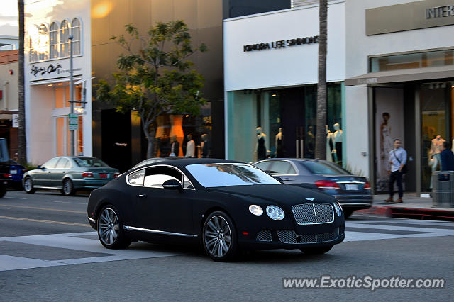 Bentley Continental spotted in Beverly Hills, California