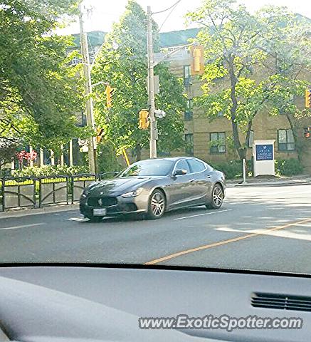 Maserati Ghibli spotted in Toronto, Canada