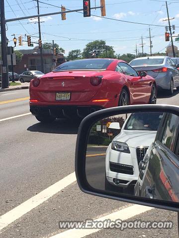 Ferrari California spotted in Hackensack, New Jersey