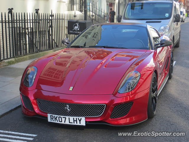 Ferrari 599GTO spotted in London, United Kingdom