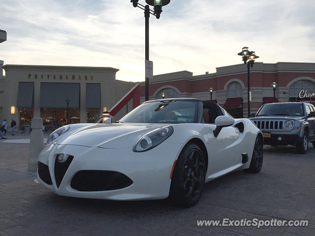 Alfa Romeo 4C spotted in Victor, New York