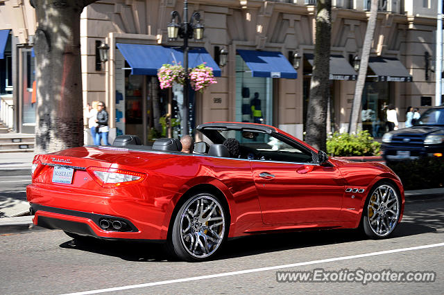 Maserati GranCabrio spotted in Beverly Hills, California