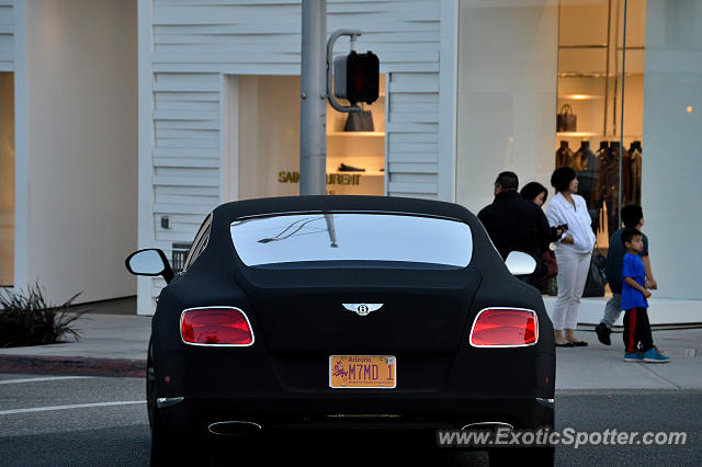 Bentley Continental spotted in Beverly Hills, California