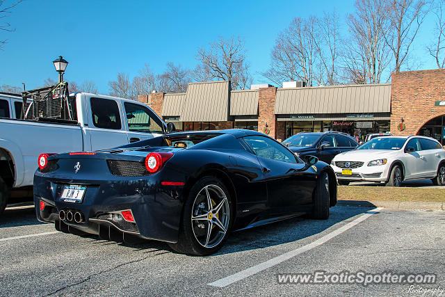Ferrari 458 Italia spotted in Cross River, New York