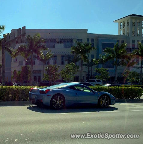 Ferrari 458 Italia spotted in Jupiter, Florida