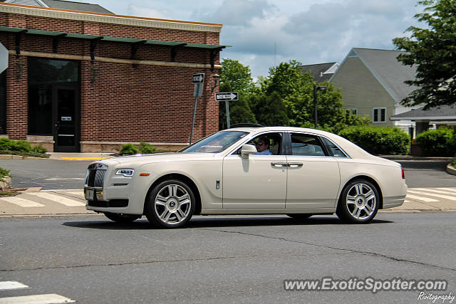 Rolls-Royce Ghost spotted in Ridgefield, Connecticut
