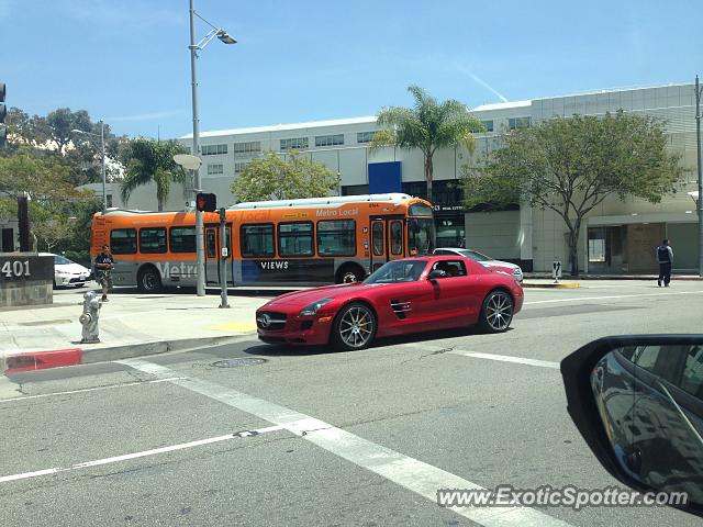Mercedes SLS AMG spotted in Beverly Hills, California