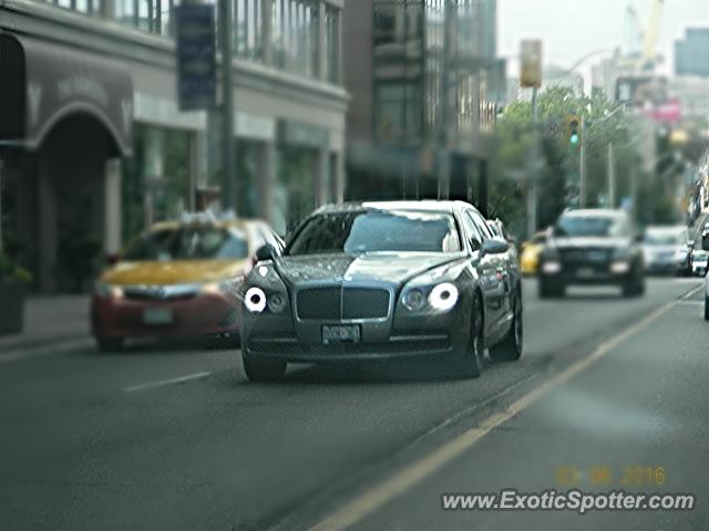 Bentley Flying Spur spotted in Toronto, Canada