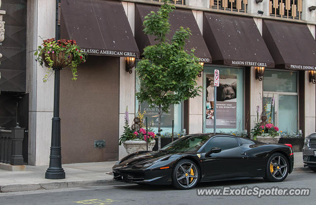 Ferrari 458 Italia spotted in Milwaukee, Wisconsin
