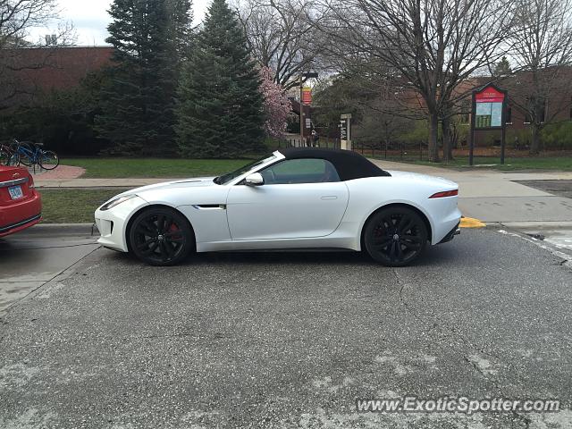 Jaguar F-Type spotted in Ames, Iowa
