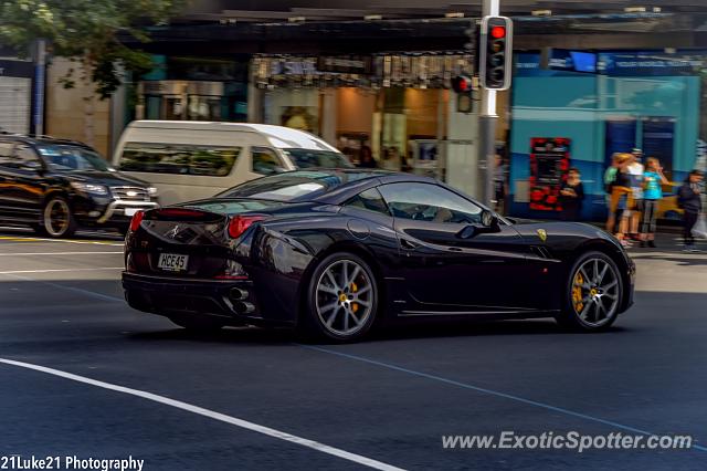 Ferrari California spotted in Auckland, New Zealand