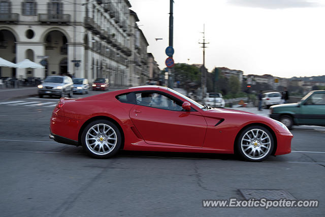 Ferrari 599GTB spotted in Turin, Italy