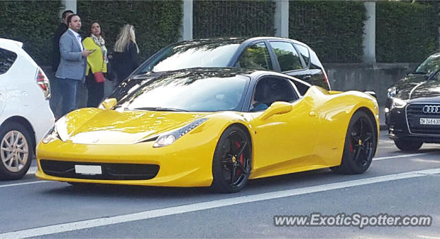 Ferrari 458 Italia spotted in Zurich, Switzerland