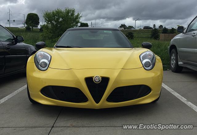 Alfa Romeo 4C spotted in Grimes, Iowa
