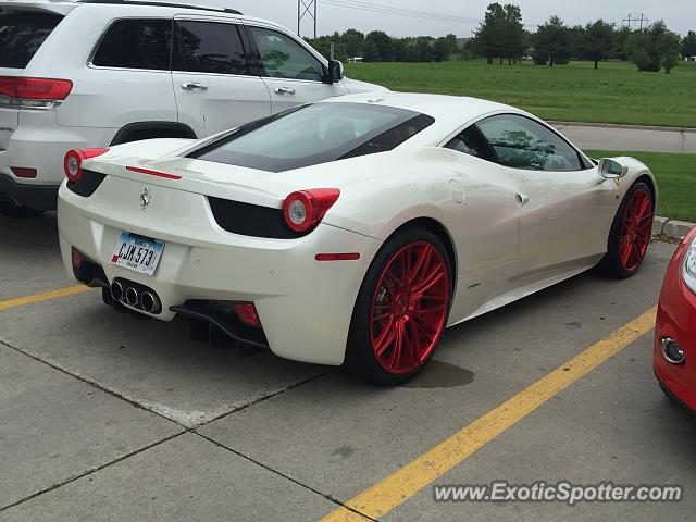 Ferrari 458 Italia spotted in West Des Moines, Iowa