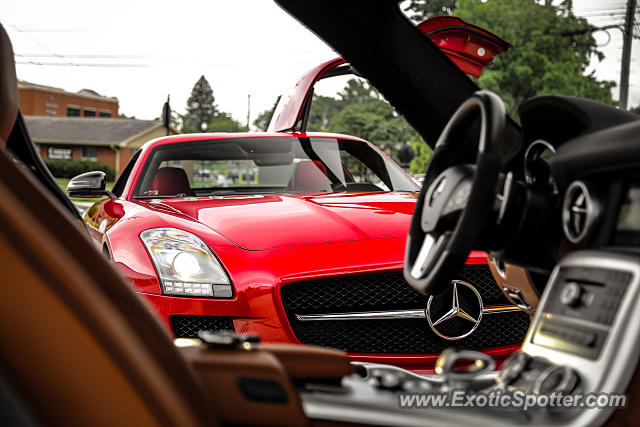 Mercedes SLS AMG spotted in Carmel, Indiana
