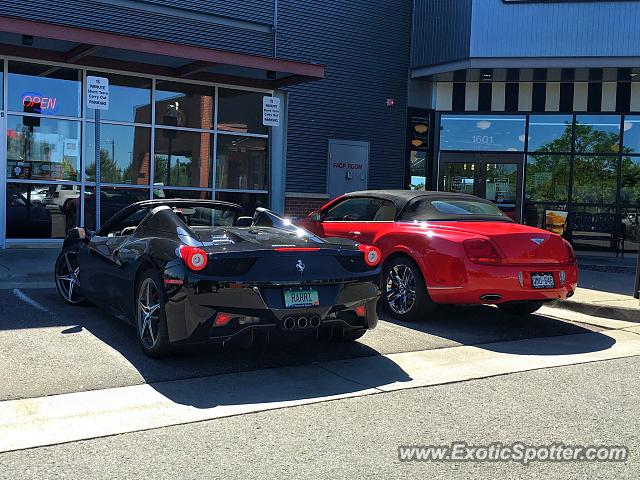 Ferrari 458 Italia spotted in Highlands ranch, Colorado