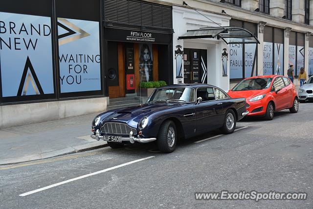 Aston Martin DB5 spotted in London, United Kingdom