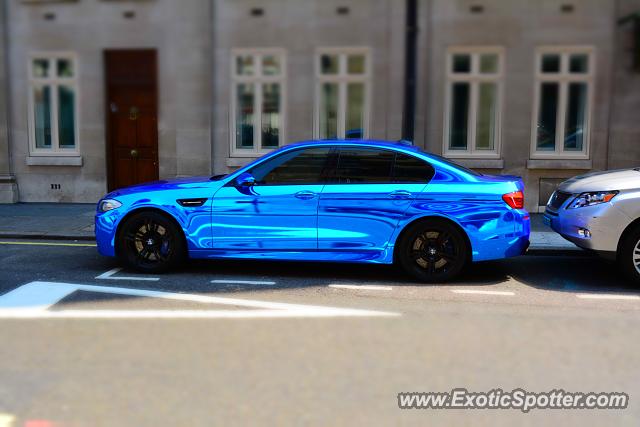 BMW M5 spotted in London, United Kingdom