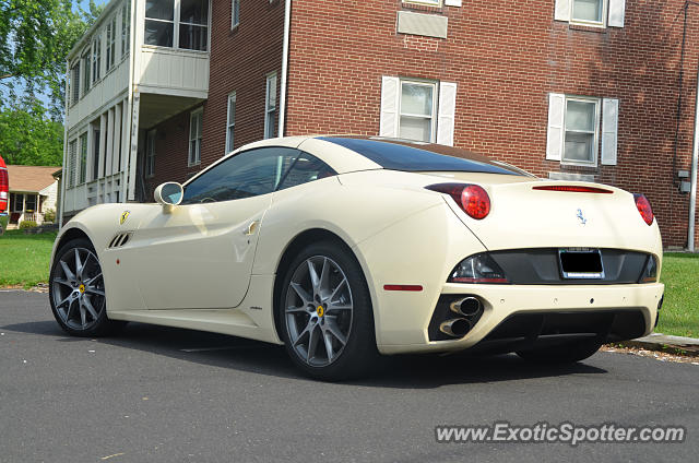 Ferrari California spotted in Warrington, Pennsylvania