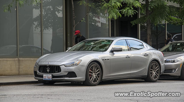Maserati Ghibli spotted in Chicago, Illinois