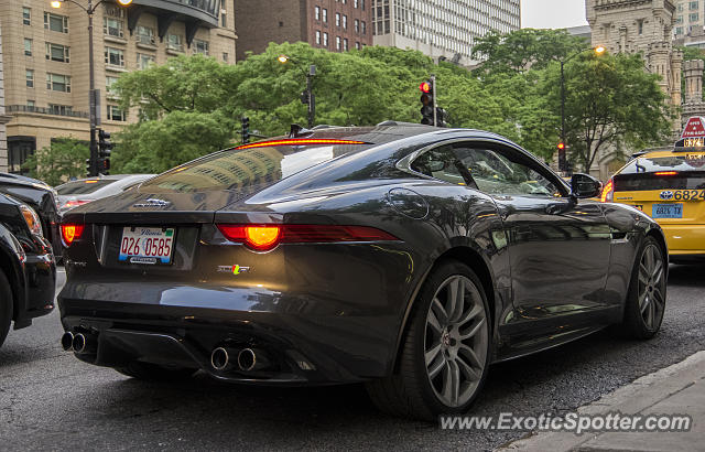 Jaguar F-Type spotted in Chicago, Illinois