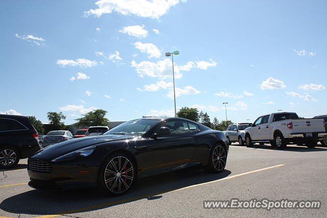 Aston Martin DB9 spotted in Northbook, Illinois