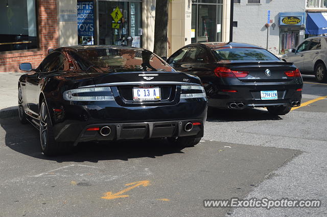 Aston Martin DBS spotted in Greenwich, Connecticut