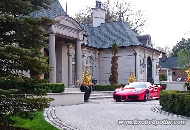 Ferrari 488 GTB spotted in Oakville, ON, Canada