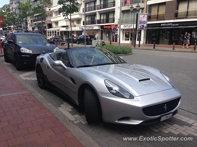 Ferrari California spotted in Knokke, Belgium