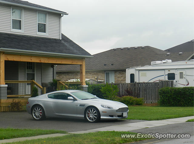 Aston Martin DB9 spotted in Komoka, Ontario, Canada
