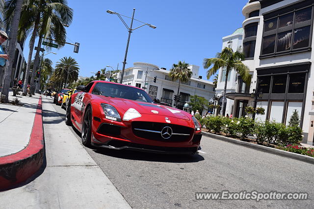 Mercedes SLS AMG spotted in Beverly Hills, California