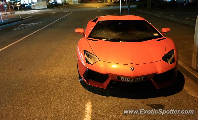 Lamborghini Aventador spotted in Blenheim, New Zealand