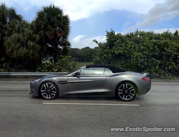 Aston Martin Vanquish spotted in West Palm Beach, Florida